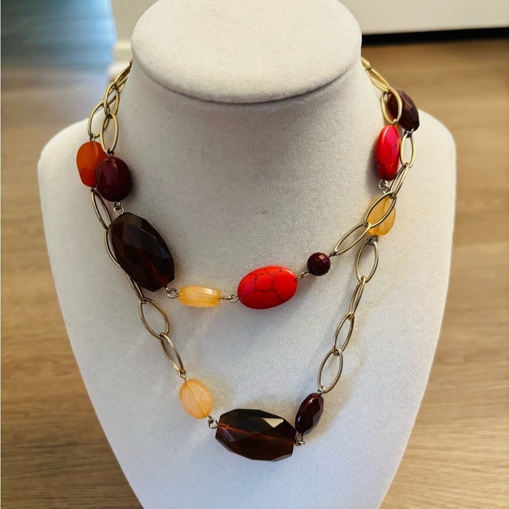 Elegant Multicolor Beaded Necklace
